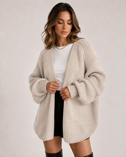 Oversized Knit Cardigan
