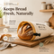 100% Cotton & Beeswax Bread Bag